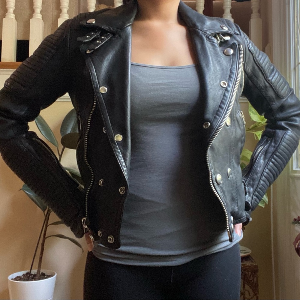 Burberry Leather Jacket✨